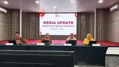Kinerja Bank dan Leasing di Bengkulu Positif, OJK Ajak Pelajar Gemar Menabung.