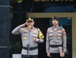Apel Gabungan Polda dan Polresta Bengkulu Siap Amankan Malam Takbiran Idul Fitri 1447 H