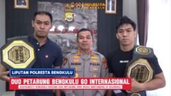 Kapolresta Beri Dukungan 2 Petarung MMA Asal Bengkulu Berlaga di Shanghai Cina