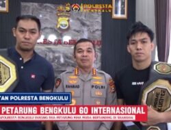 Kapolresta Beri Dukungan 2 Petarung MMA Asal Bengkulu Berlaga di Shanghai Cina