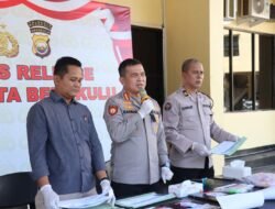 Polresta Bengkulu Ungkap 7 Kasus Narkoba dalam Operasi Antik Nala 2026, 11 Tersangka Diamankan